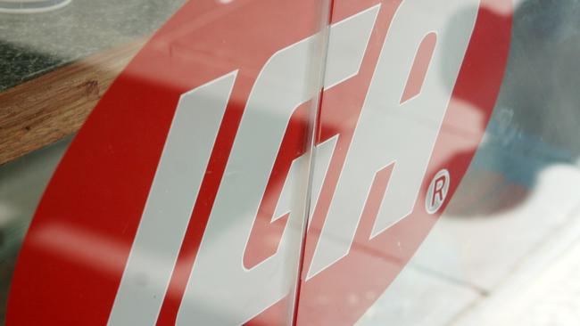 The incident happened at an IGA on Commercial Road on Monday.