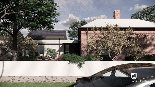 An example of co-located housing under the new laws. Picture: Dr Damian Madigan, University of South Australia