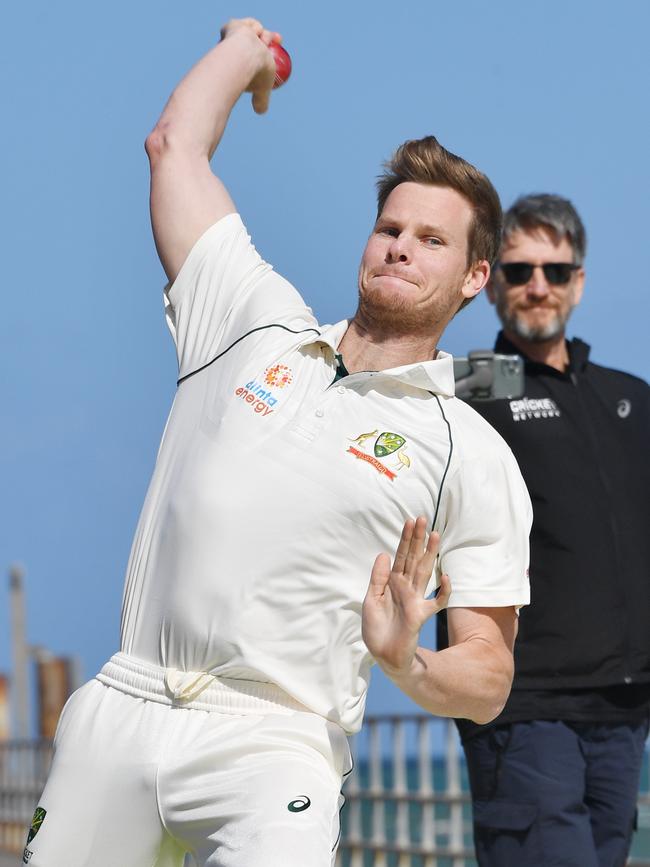 Steve Smith says he is pretty chilled with his role in the Australian outfit before Sunday’s T20 International against Sri Lanka at Adelaide Oval. Picture: AAP Image/David Mariuz