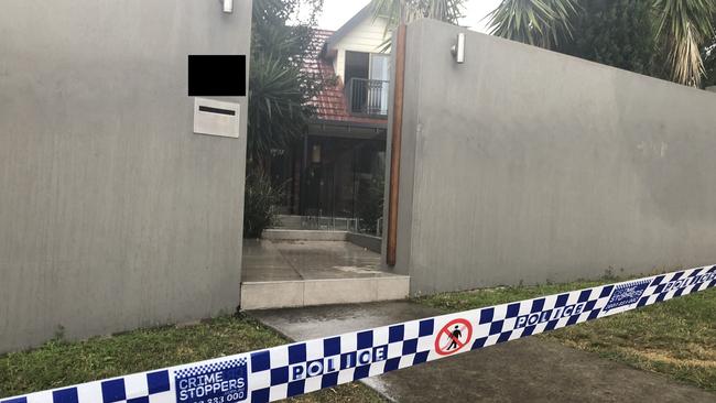 A crime scene has been declared at an Everton Hills home after a man was allegedly stabbed.