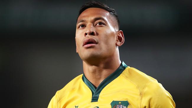 Israel Folau’s code of conduct hearing is likely to take place next week. Picture: Getty Images