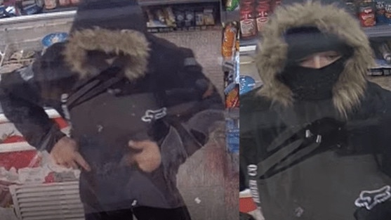 Police have released CCTV images of a man they believe can help with their inquiries into an attempted armed robbery in Capel Sound on April 2.