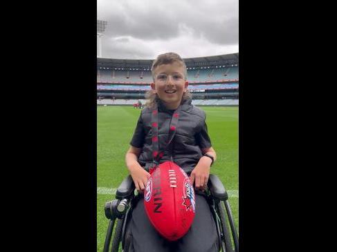 Nick Daicos and the NAB AFL AusKicker of the Year