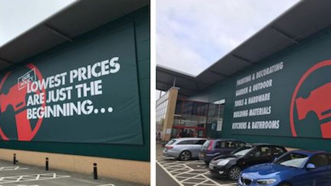 Bunnings stores in the UK tried to revise its branding to turn the business around. Picture: Supplied