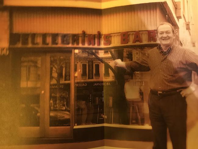 Sisto stands proudly out the front of his treasured restaurant.