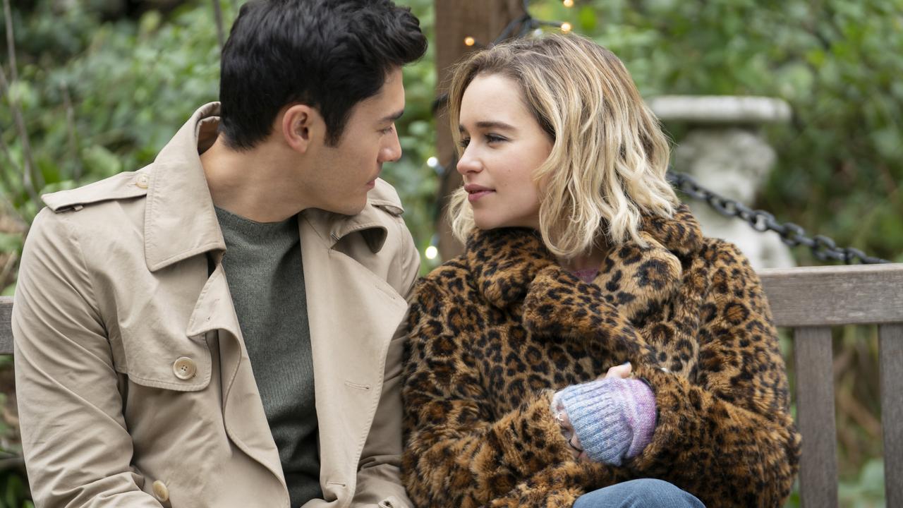 Henry Golding and Emilia Clarke in Last Christmas. Picture: Jonathan Prime/Universal Pictures