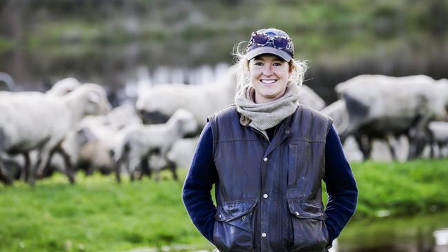 Lucy Fenton and her family run Vasey Farm at Vasey, in western Victoria. Pictures: Nicole Cleary