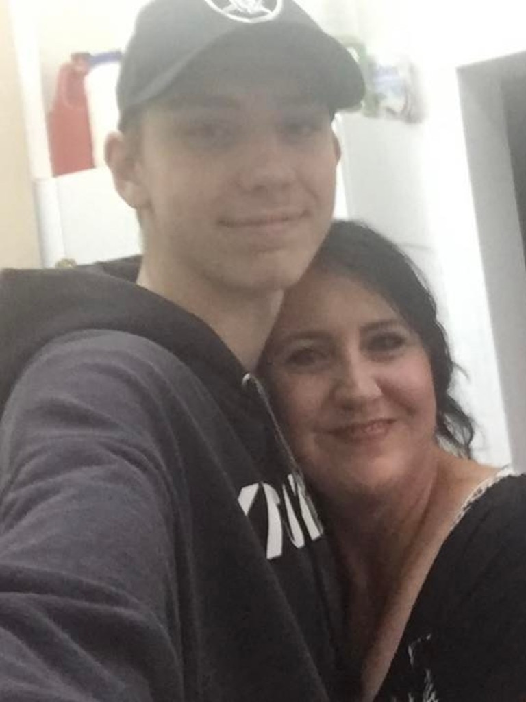 Nate Preston and his mum Petra Murphy. Picture: Facebook