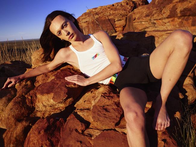 Bonds’ latest Pride range campaign is set against the rich red of the Central Australian landscape with the help of Tourism NT.