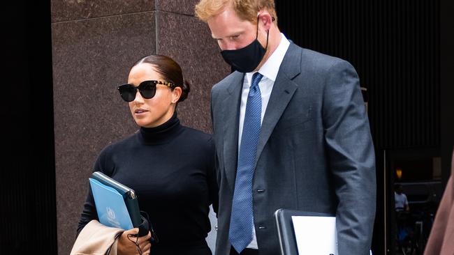 Meghan and Harry have filed a string of lawsuits since stepping down as senior royals. Picture: Gotham/GC Images