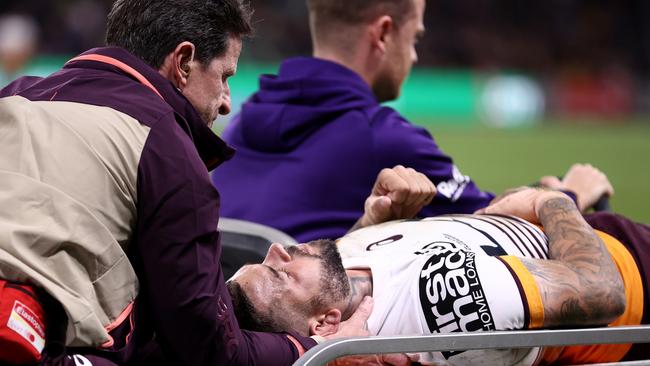 There was plenty of concern for Reynolds. Photo by Robert Cianflone/Getty Images