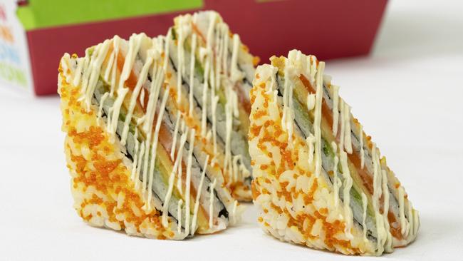 Sushi sandwich.