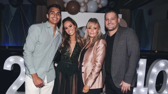 Jamarra Ugle-Hagan, Mia Fevola, Alex and Brendan Fevola.