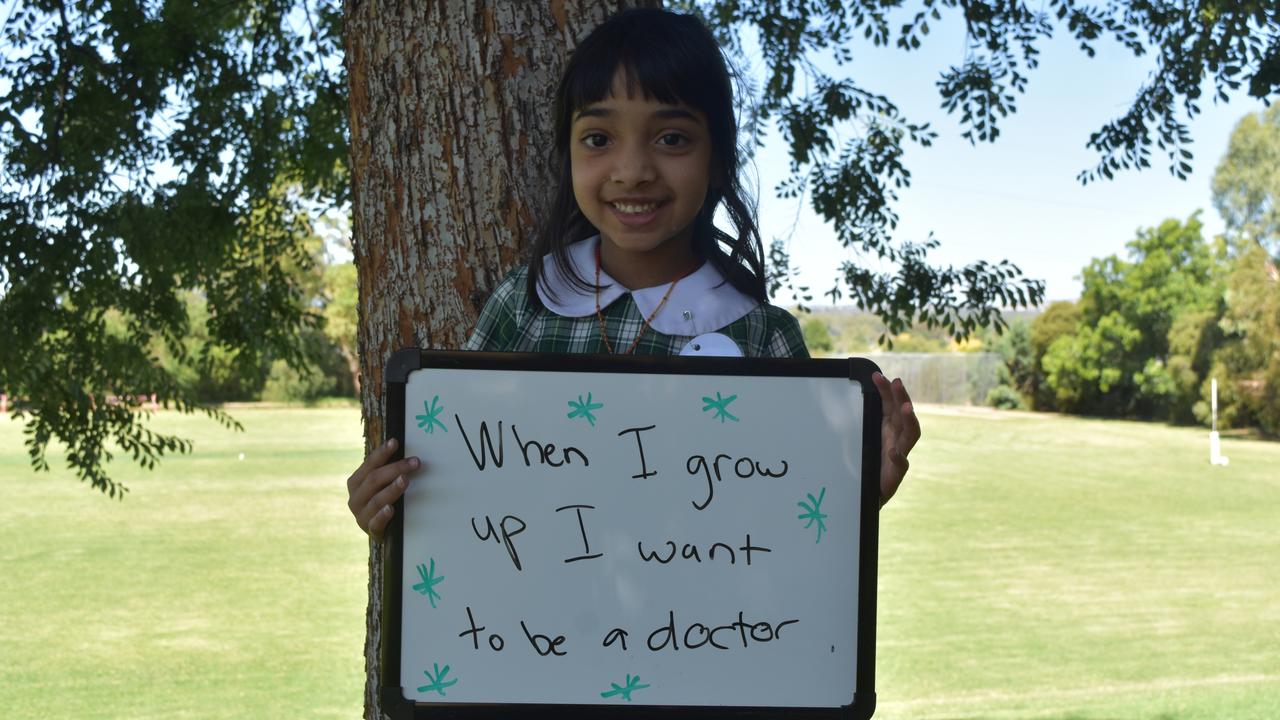 My First Year - Lutheran School Wagga Wagga students say what they would like to be when they grow up. Picture: Sam Turner