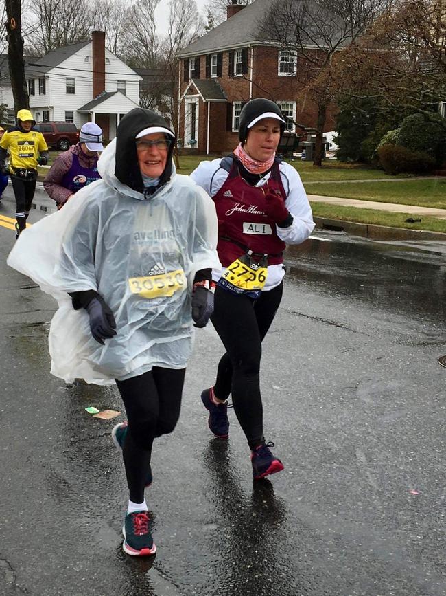 Boyd ran the 2018 Boston Marathon in blizzard conditions.