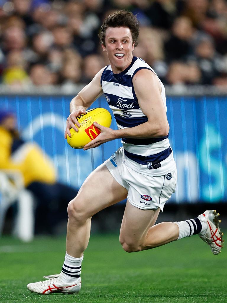 Max Holmes will hear out rivals who come searching for his signature in 2024. Picture: Michael Willson/AFL Photos via Getty Images.