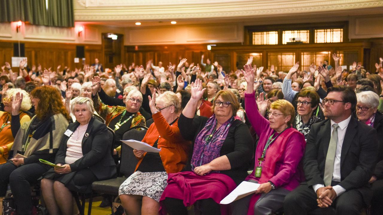 The CWA annual general meeting in 2019 was held at the Williamstown Town Hall. Picture: DANNIKA BONSER