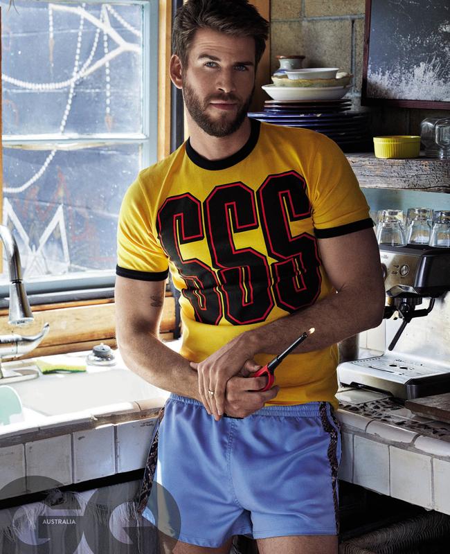 Liam Hemsworth in the May issue of GQ. Picture: Carter Smith. Stylist: Andrew T Vottero.