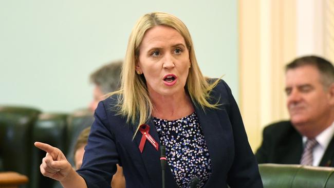 Queensland Tourism Minister and Games Minister Kate Jones: “The legal advice confirms under the LNP contract it is the (GOLDOC) board not the Minister that decides if the CEO has met his obligations.” (AAP Image/Dan Peled)