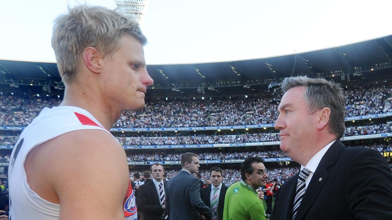 Eddie McGuire nearly convinced Nick Riewoldt to move across to Collingwood at the end of 2013.