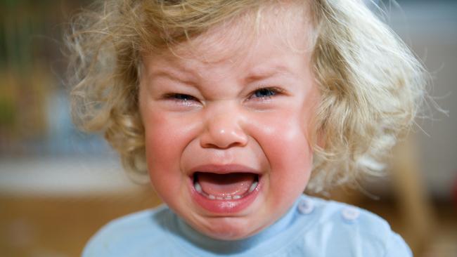 Hearing the words ‘Mine!’ and ‘No!’ might incite this response from your child. Picture: iStock