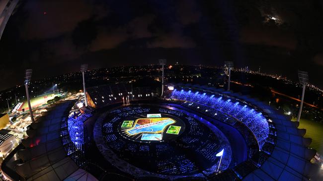 The Opening Ceremony of the XXI Commonwealth Games at Carrara Stadium on the Gold Coast in 2018. Picture: AFP (Pool)