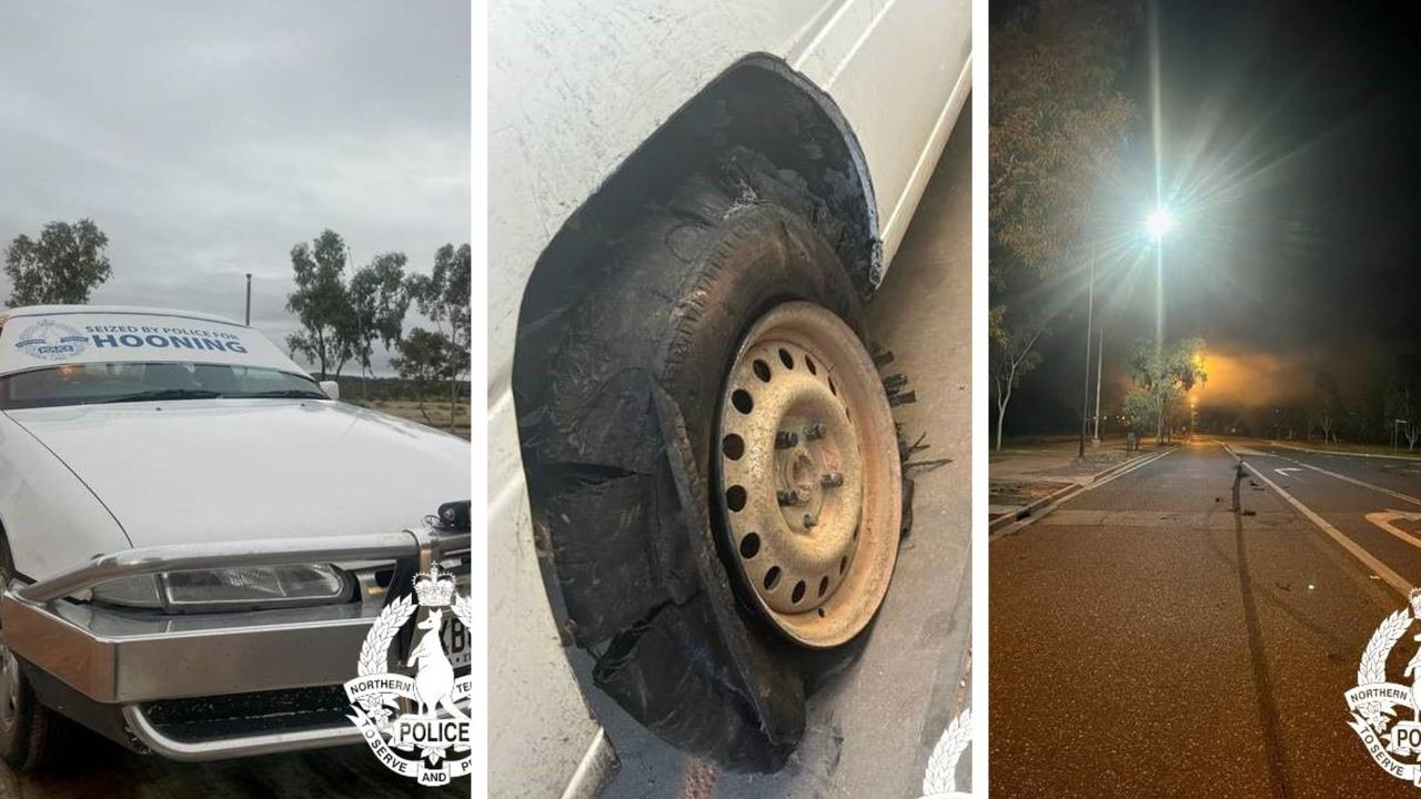 A driver has been fined after allegedly hooning in Alice Springs on May 31.