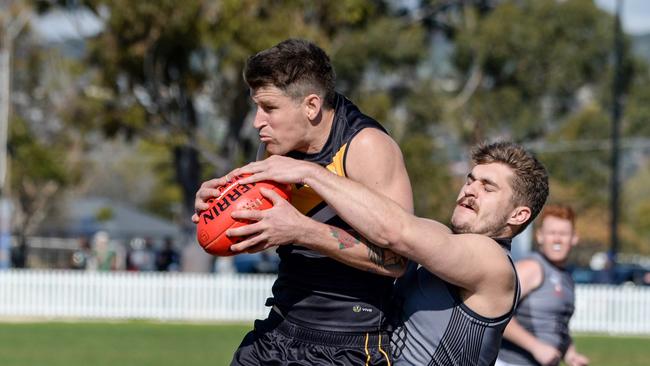 Rivers in action for the Bombers. Picture: Brenton Edwards