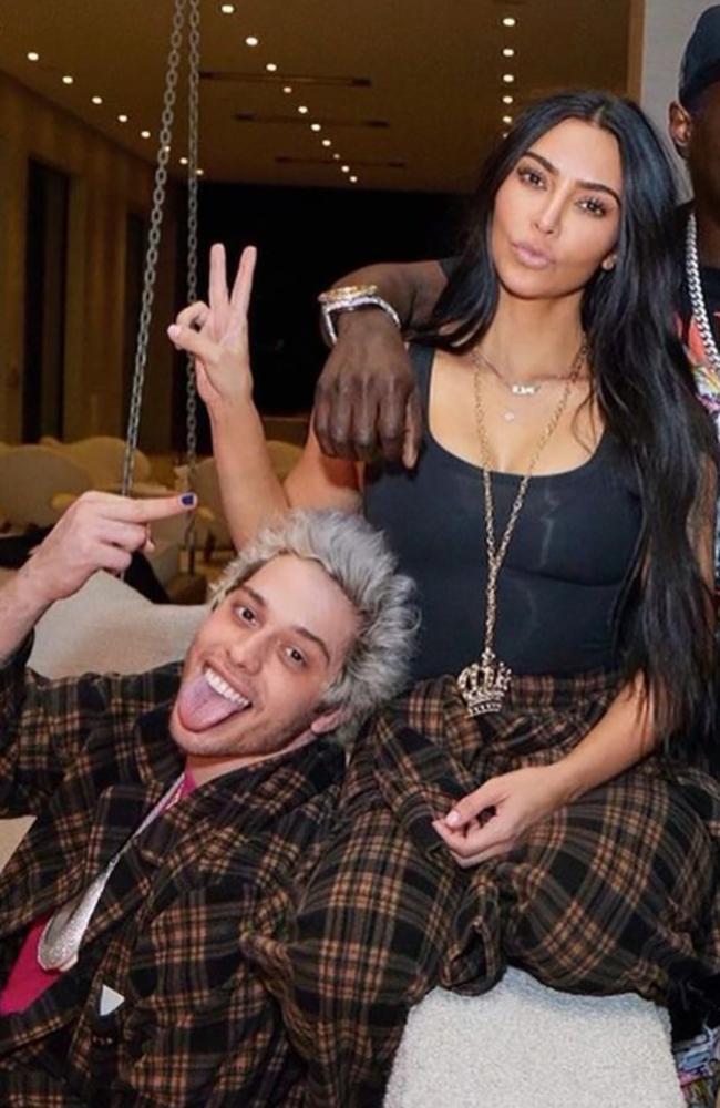 Kim Kardashian and Pete Davidson have been dating since October. Picture: flavorflav/Instagram