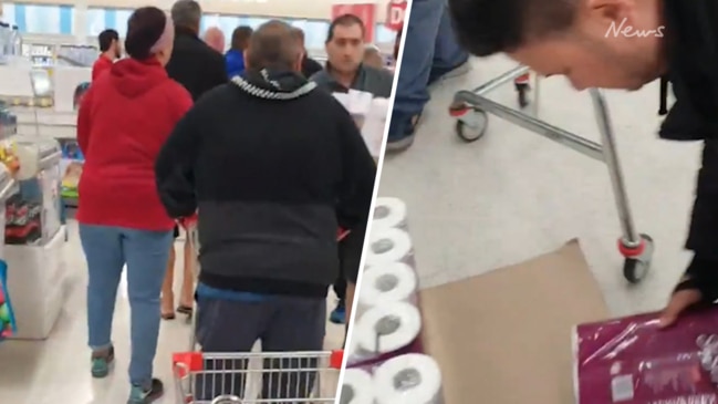 ‘Insane’ toilet paper queues