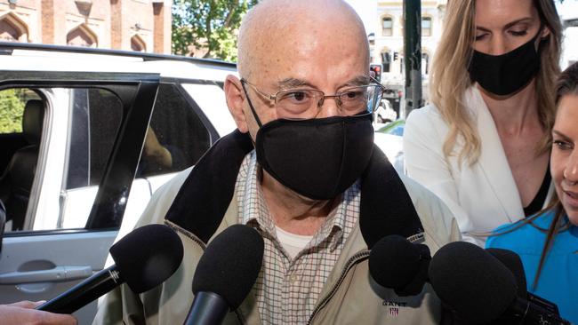 Eddie Obeid arrives at the NSW Supreme Court in 2021. Picture: Flavio Brancaleone