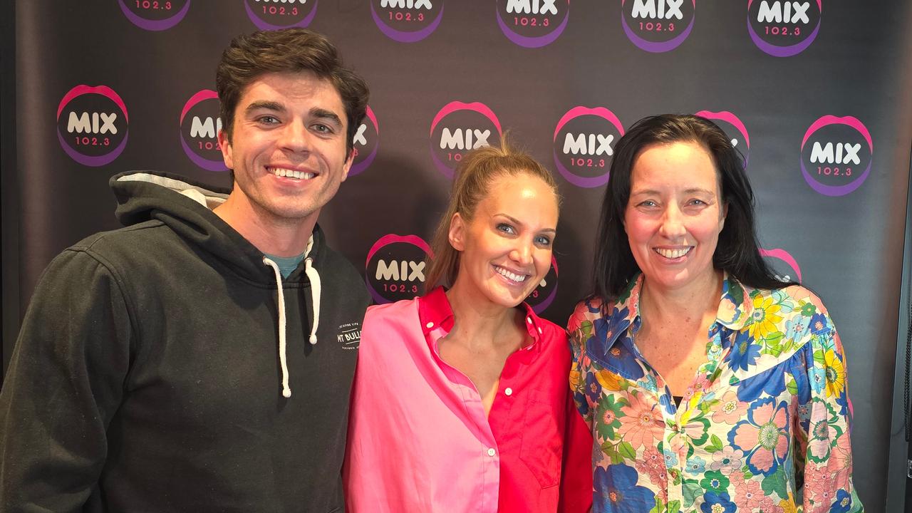 Mix 102.3's Max Burford, Hayley Pearson and Ali Clarke. Picture: Supplied