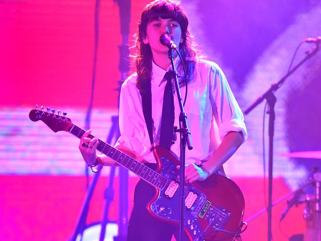 Courtney Barnett will hit Footscray for the Laneway Festival. Pic: AAP Image/Joel Carrett