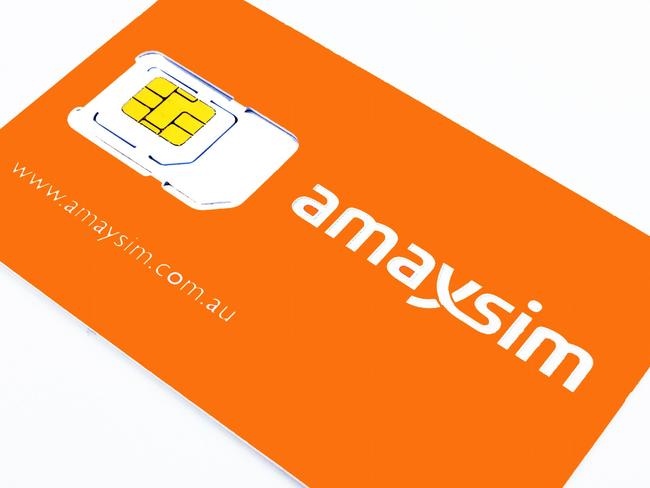 N02dv333 Amaysim sim card. For competition