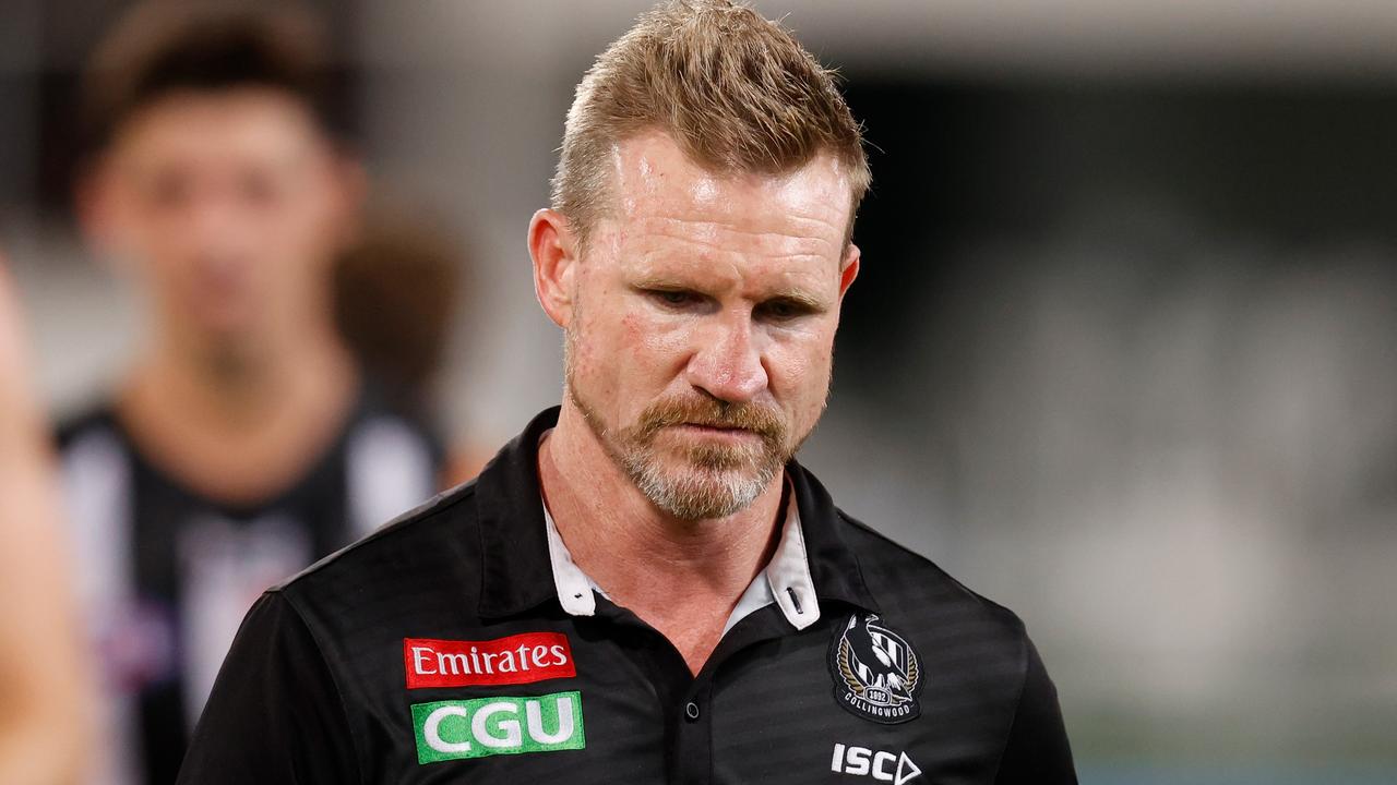 Nathan Buckley is under attack.