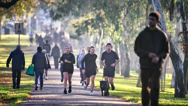 Melbourne is gearing up for another weekend of temperatures in the 20s. Picture: Luis Enrique Ascui