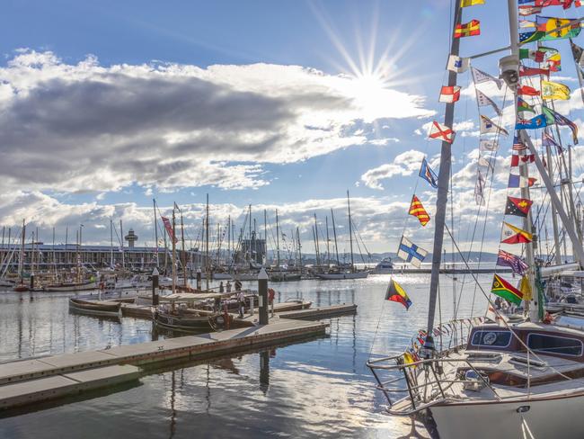 Boats converge on Hobart for the Australian Wooden Boat Festival Picture: Antje Worledge, BALLANTYNE Photography/AWBF