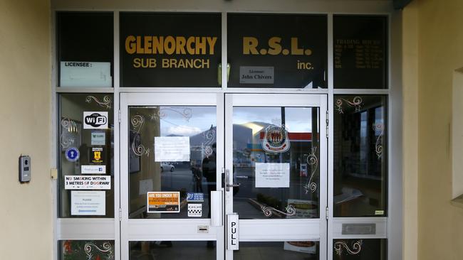 The Glenorchy RSL has closed until further notice. Picture: MATT THOMPSON