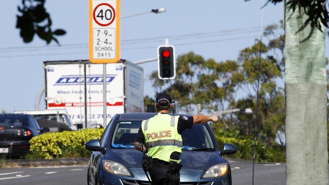 One in ten drivers said they speed through school zones if there aren’t children around while one in three have sped near a school because they didn’t notice signs. Picture: NCA NewsWire/Tertius Pickard