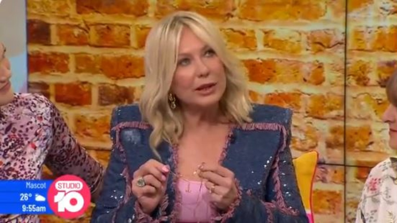 Kennerley showed the anchor necklace her husband gave her almost 40 years ago as a good-luck charm 