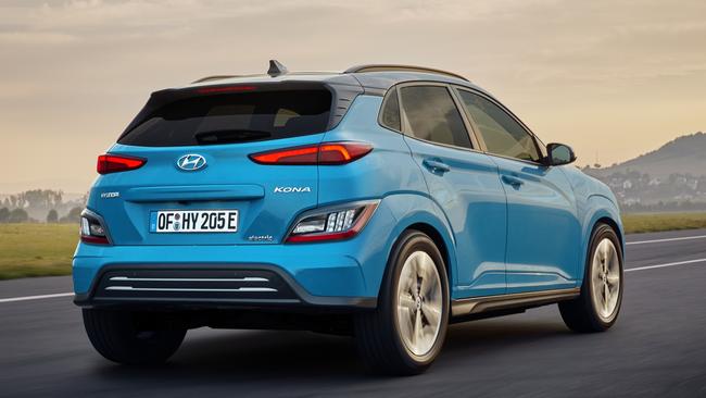 Hyundai's Kona Electric Highlander motor delivers 150kW and 395Nm.