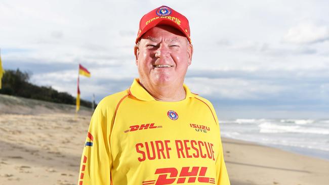 Bob Clement life member of Kawana Waters Surf Club. Picture: Patrick Woods.