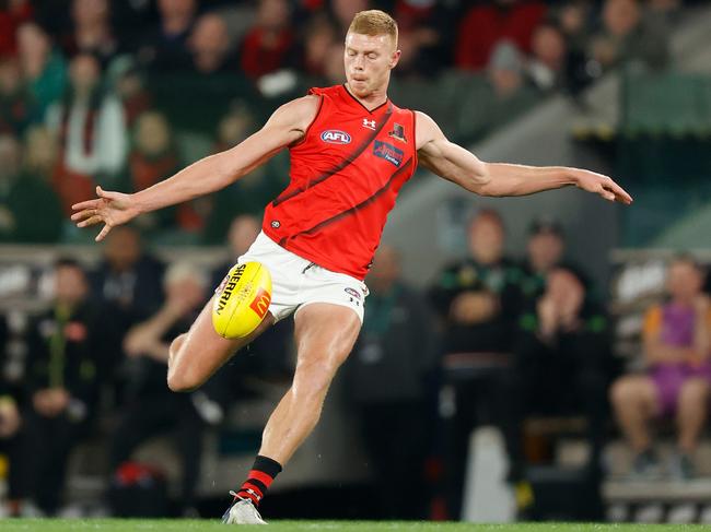 Two-Metre Peter Wright had his kicking boots on. Picture: AFL Photos/Getty Images