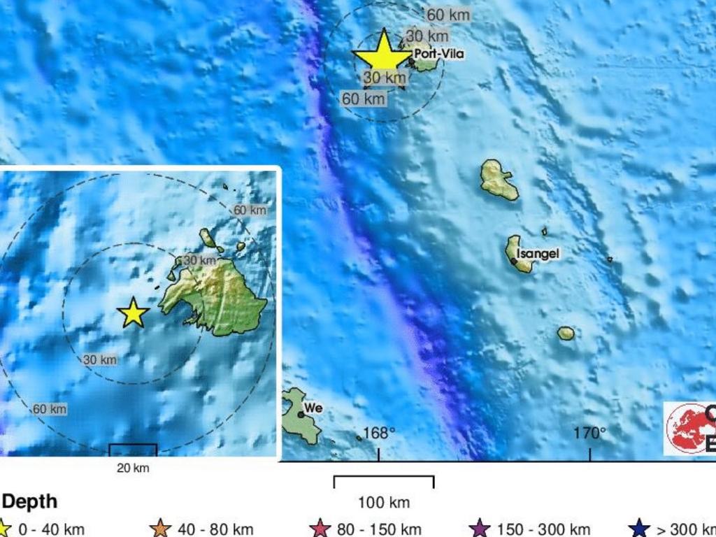 Earthquake, tsunami warning rocks Pacific nation. Picture: CSEM