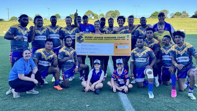 Kilcoy Yowies C-grade team crowned 2024 SCGRL 9s champions. Picture: Rugby League Sunshine Coast