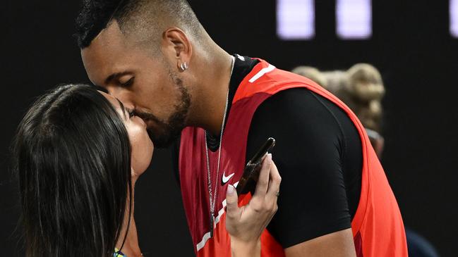 Nick Kyrgios and his girlfriend Costeen Hatzi will be in the show