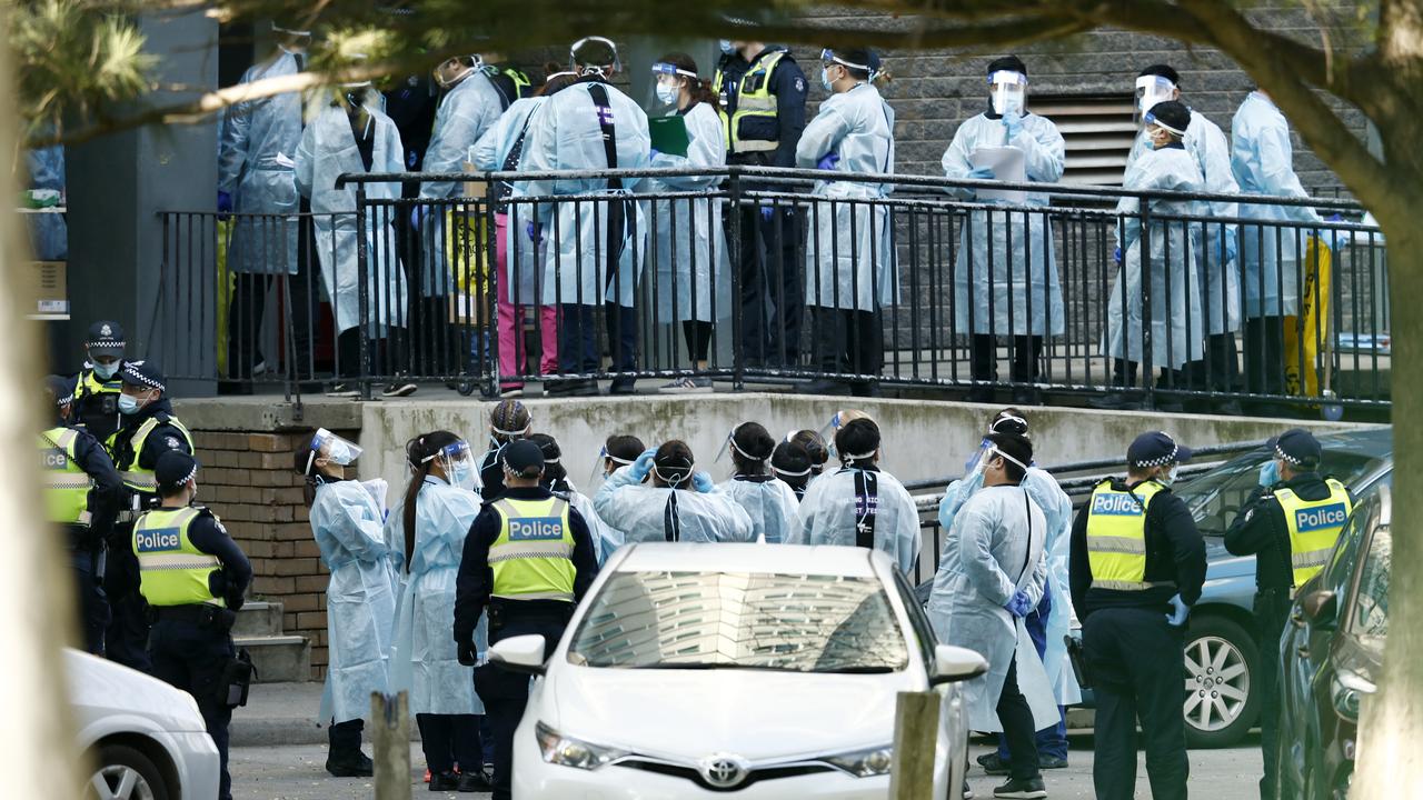 Greater Melbourne is in lockdown for six weeks after a second wave of infections and authorities in New South Wales are on high alert after an outbreak. Picture: Getty Images