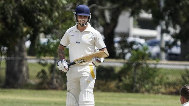 Narre South captain Kyle Hardy is one of the match winner’s Brooks is talking about. Picture: Valeriu Campan.