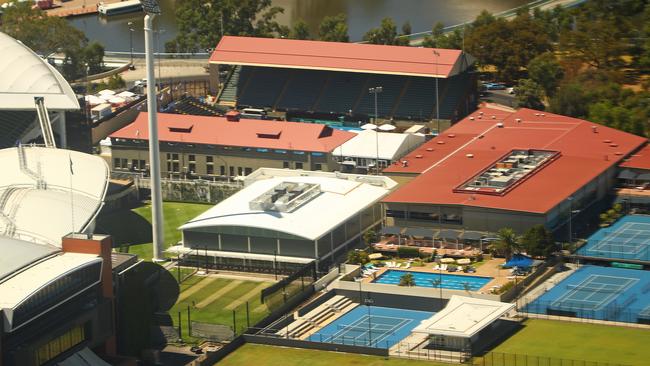 Memorial Drive Tennis Club as it stands now. Picture: Scott Barbour/Getty Images