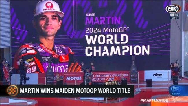 Jorge Martin claims maiden world title